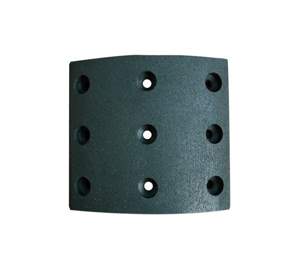 forro de freio de caminhão de cerâmica de segurança de matéria-prima tipo cubo de freio EQ153